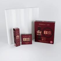 Vizzela kit blushes red mocha + las