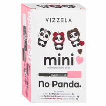 Vizzela No Panda Kit com 3 Mini Máscaras para Cílios