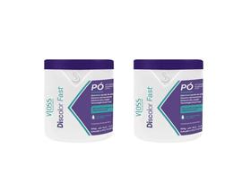 Vloss 2x Pó Descolorante Fast Nano Azul 500g
