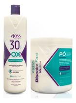 Vloss Ativador Hidratante Ox30 Vol Com Pó Descorante Branco