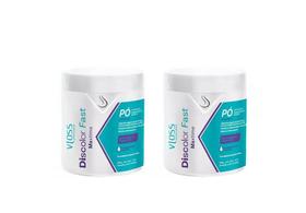 Vloss Kit 2x Pó Descolorante Fast Nano Branco 500g 2x1