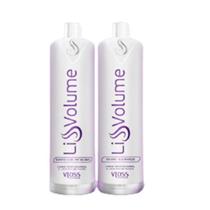 Vloss Kit Escova Progressiva Liss Volume Branca 2x1L
