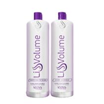 Vloss Kit Escova Progressiva Liss Volume Roxa 2x1L