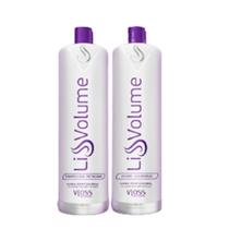 Vloss Kit Escova Progressiva Liss Volume Roxa 2x1L