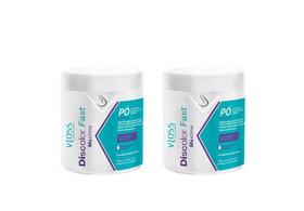 Vloss Kit Pó Discolor Fast 2x Branco 500g