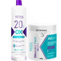 Vloss Pó Descolorante Discolor Fast Branco+ Ox 20 Vol