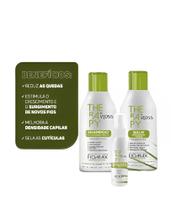 Vloss Therapy Kit Fiomax Shampoo+Balm 2x300ml + Tônico Antiqueda