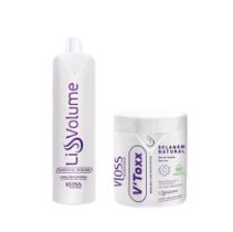 Vloss VTOXX Selagem Natural1kg +Shampoo Pré Balsamo 1lt