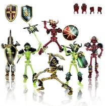 VLRTHON Titan 13 Conjunto de 6 Figuras de Ação Esqueleto