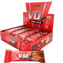 Vo2 Slim Protein Bar Caixa (12 Unidades) - Sabor: Chocolate Vo2 Slim Protein Bar Caixa (12 Unidades) - Sabor: Chocolate