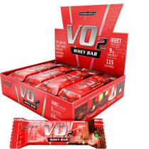 Vo2 Slim Protein Bar Caixa (12 Unidades) - Sabor: Morango
