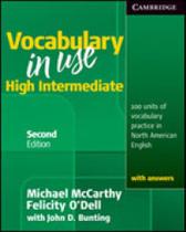 Vocabulary in use - high intermediate - student's book with answers - second edition - CAMBRIDGE UNIVERSITY PRESS DO BRASIL***