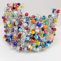VOCÊ PODE Bijuterias Bracelete feminino Colorido Miçangas
