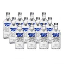 Vodka Absolut Tradicional 750ml Caixa com 12 unidades