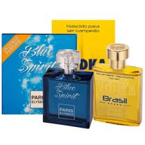 Vodka Brasil Amarelo + Blue Spirit - Paris Elysees Vodka Brasil Amarelo + Blue Spirit - Paris Elysees