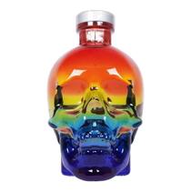 Vodka Crystal Head Colorida Bone Bottle 750 Ml Edição Lim