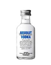 Vodka Importada Absolut Miniatura 50ML - Garrafa de Vidro