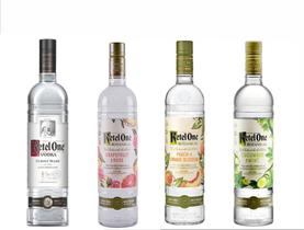 Vodka Ketel One 1 Litro, 3 Sabores Diferentes Ketel Botonical Cucumber, Grapefruit e Peach de 750 ML