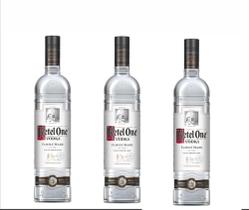 Vodka Ketel One 1 Litro C/ 3 Unidades