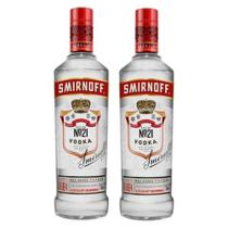 Vodka Smirnoff 600ml 2 Unidades