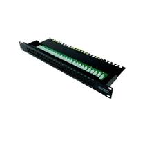Voice panel 50 portas cat 3 para telefonia rack