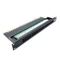 Voice Panel Cat3 50 Portas Conect Telefonia Lacrado - Novo