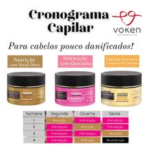 Voken - Cronograma Capilar Para Cabelos Pouco Danificados