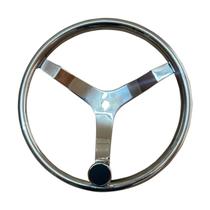 Volante 343mm Inox S316 3 Raios Com Apoio Seariver Volante 343mm Inox S316 3 Raios Com Apoio Seariver