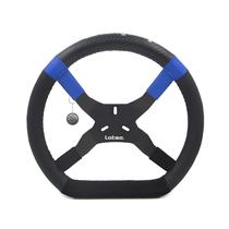 Volante Automobilismo Profissional Kart Lotse K19 Azul Pegada Ergonomica