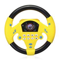 Volante Brinquedo musical Som Simulação Driving Car!(amarelo c/ preto)