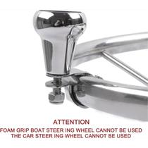 Volante De Barco Em Aço Inoxidável 316, 3/4 Polegadas, Botão De Manobra, Botão Giratório, Ferragens