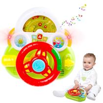 Volante de brinquedo infantil fom fom buzina
