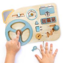 Volante de brinquedo Montessori LALA LLAMA para crianças de 3 a 4 anos