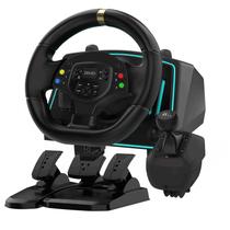 Volante de Corrida NBCP 1080 com Câmbio Manual de 6 Velocidades e Pedais para PS4, Xbox e PC