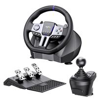 Volante de corrida PXN V9 GEN2 USB 270/900 com pedais e câmbio Volante de corrida PXN V9 GEN2 USB 270/900 com pedais e câmbio