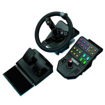 Volante de Simulação, Pedais e Deck de Controle do Painel Lateral HEAVY EQUIPMENT BUNDLE - 945-000026