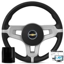 Volante Esportivo Celta Vectra Astra Até 98 Prisma Monza Kadett Ipanema Mustang + Cubo E Tampa Gm