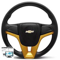 Volante Esportivo Corsa Joy Max Premium Meriva Zafira Montana Sem Air-Bag Cruze Cubo e tampa Gm