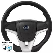 Volante Esportivo F100 F1000 F4000 F75 Camaro Ford Tampa Acionador De Buzina + Cubo