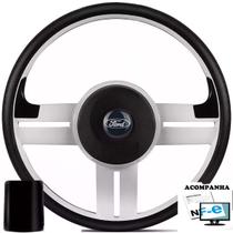 Volante Esportivo F100 F1000 F4000 F75 F250 Rallye Super Surf Ford Tampa Acionador De Buzina + Cubo