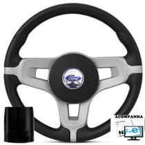 Volante Esportivo F100 F1000 F4000 F75 Mustang Super Surf Ford Tampa Acionador De Buzina + Cubo