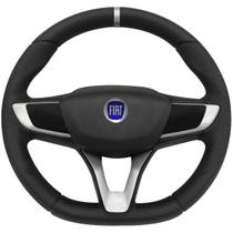 Volante Esportivo Fiat Fiorino 2001 até 2013 Logo Azul + Cubo