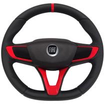 Volante Esportivo Fiat Siena 1997 a 2013 Logo Preto + Cubo