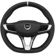 Volante Esportivo Fiat Uno Fire Way 2001 a 2013 Logo Preto