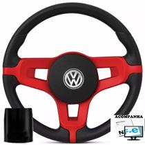 Volante Esportivo Fusca 59 Até 76 Brasília 73 Até 76 Variante 70 Até 76 Mustang Super Surf + Cubo Vw