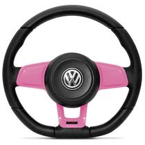 Volante Esportivo Gol Saveiro Voyage G5 G6 Fox Polo Bora 2002 a 2015 Rosa Modelo Golf GTI MK7