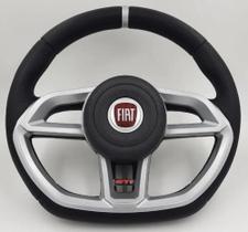 Volante Esportivo Gti Prata Palio Fire Siena Com o Cubo Volante Esportivo Gti Prata Palio Fire Siena Com o Cubo