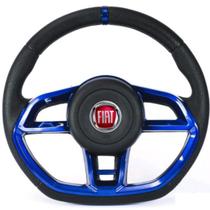 Volante Esportivo Gti Vision Azul - Fiat Uno Fire 02 em diante/ Novo Uno/Palio Volante Esportivo Gti Vision Azul - Fiat Uno Fire 02 em diante/ Novo Uno/Palio