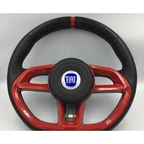 Volante Esportivo Itália Palio 1996 97 98 99 2000 A 2013 Vermelho + Cubo