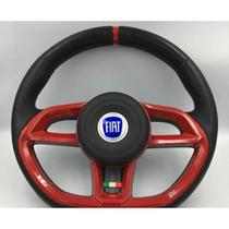 Volante Esportivo Itália Palio 1996 97 98 99 2000 A 2013 Vermelho + Cubo